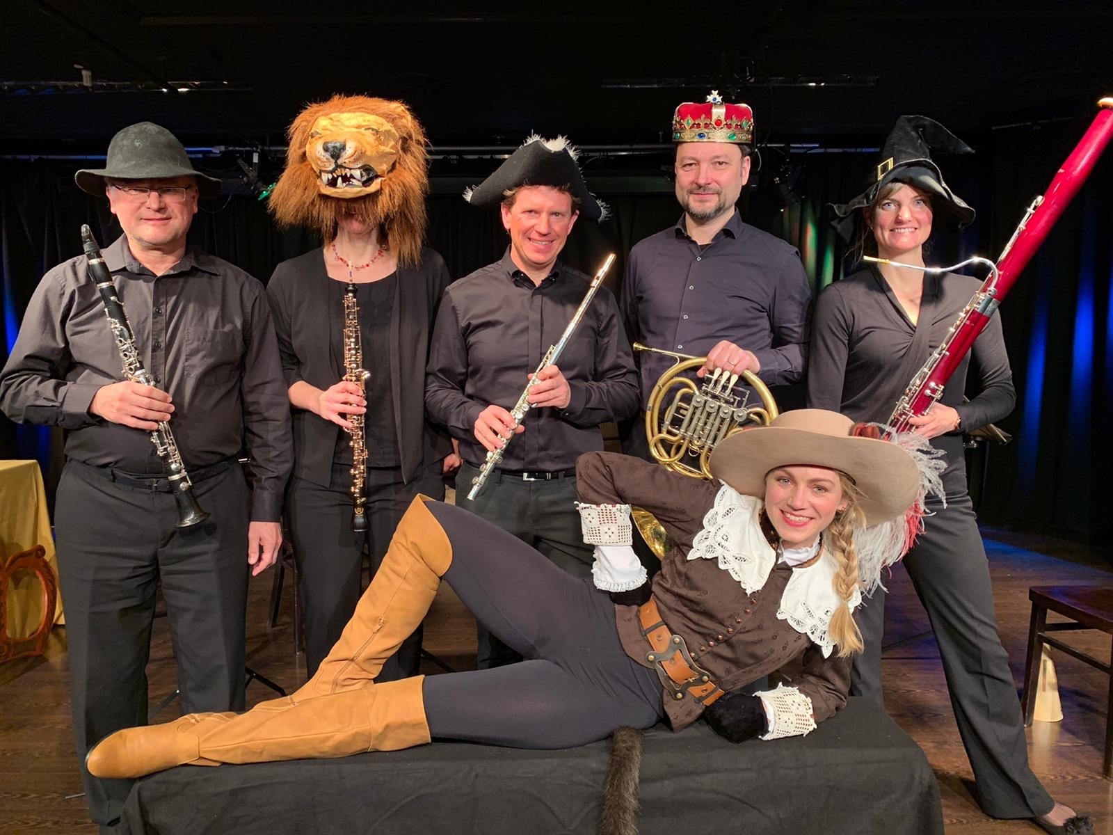 "Der gestiefelte Kater", Pressebild, Ensemble