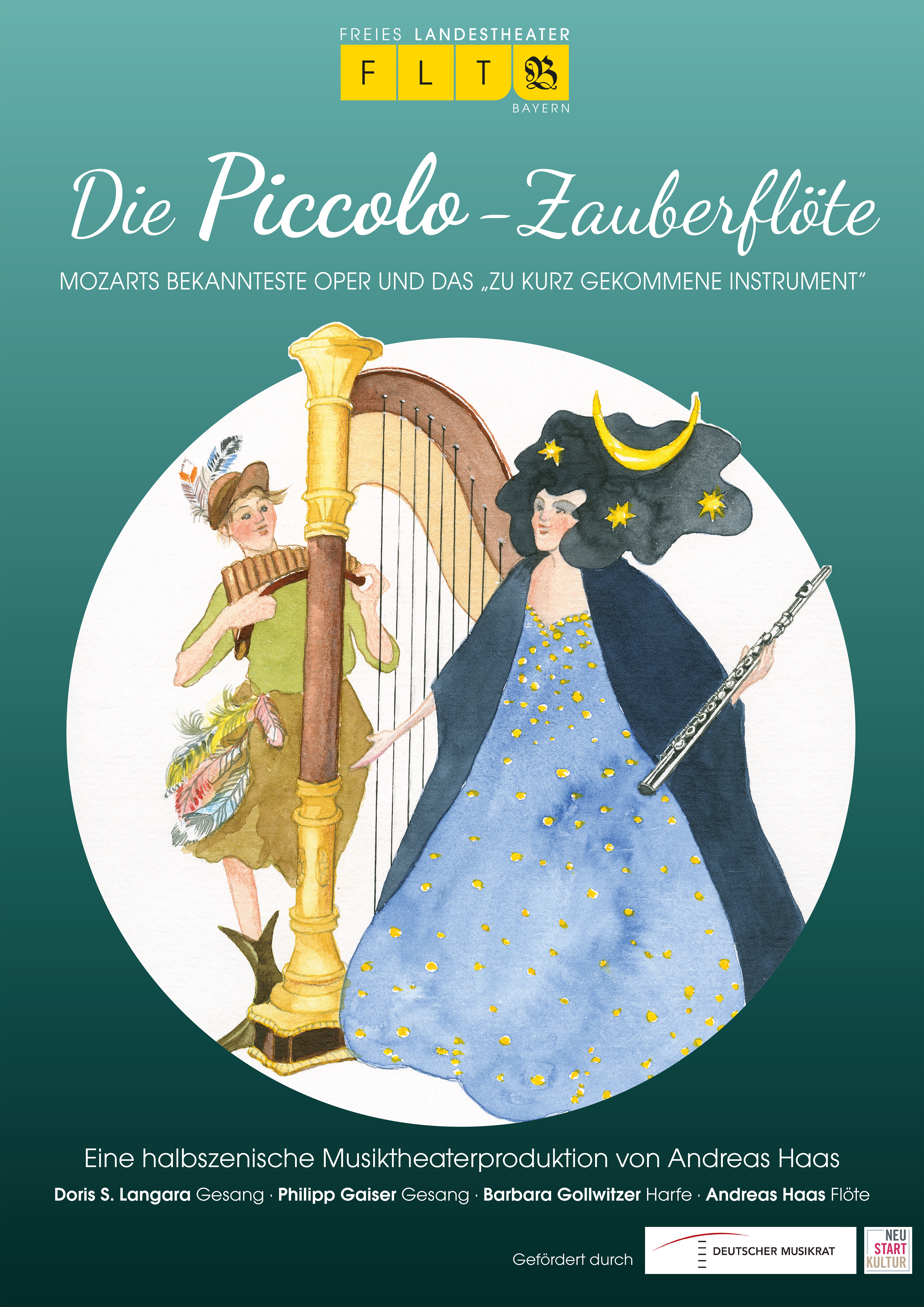 "Die Piccolo-Zauberflöte", Pressebild, Plakat